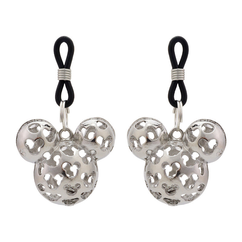 Metal Nipple Clamps with Bells – Adjustable BDSM Body Jewelry