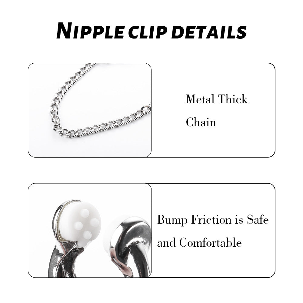Butterfly Nipple Clamps - BDSM Couples Tease