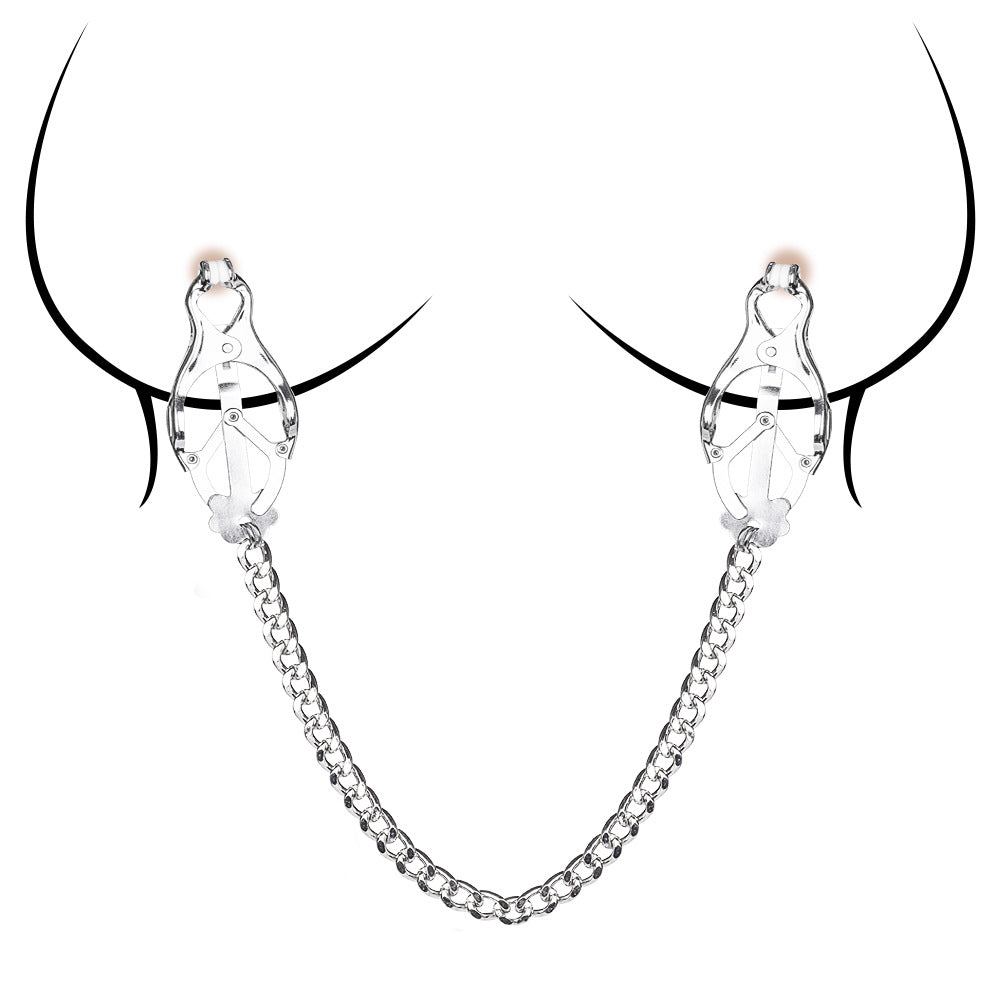Butterfly Nipple Clamps - BDSM Couples Tease