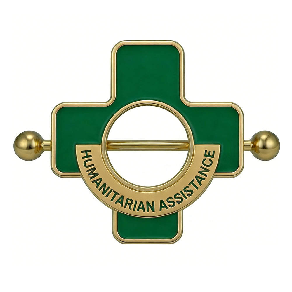 Forest green medical style nipple shield with gold trim