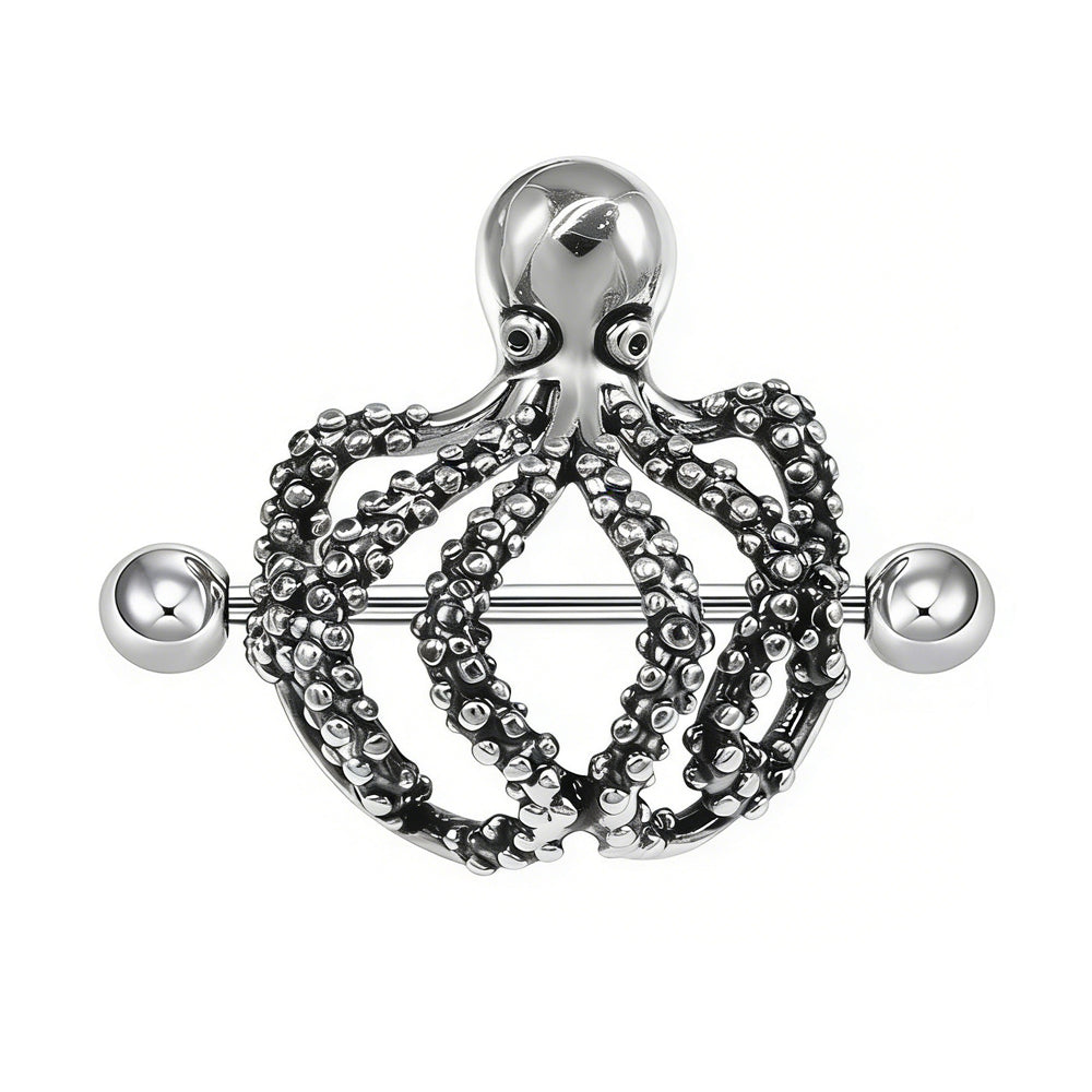 Detailed octopus nipple shield with realistic tentacle suction cup textures on a white background.