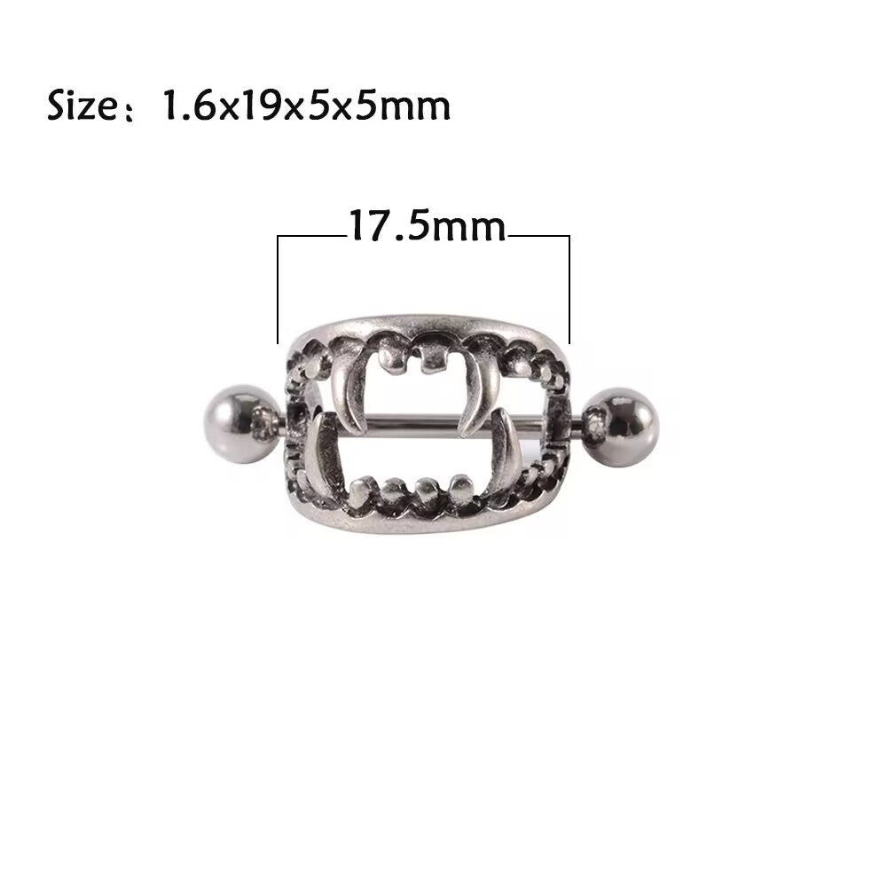 vampire-fangs-nipple-shield-barbell-gothic-piercing-jewelry